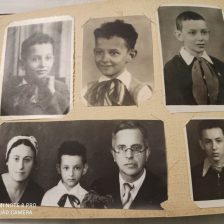 З родинного альбому, Василь Михайловський з прийомними батьками