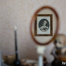 Портрет Діни Пронічевої в домі її сина