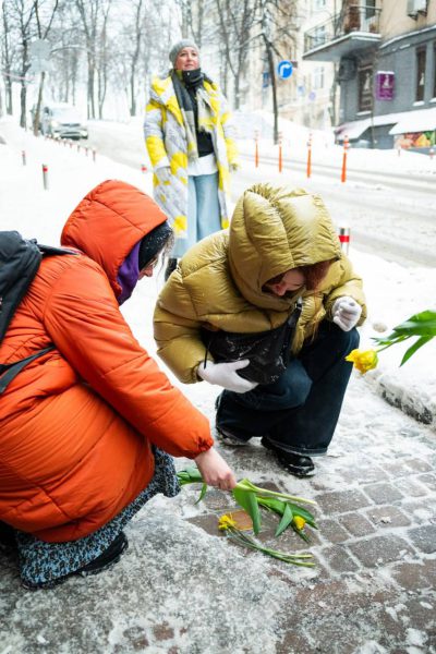 Прогулянка до Каменя спотикання Василю Михайловському