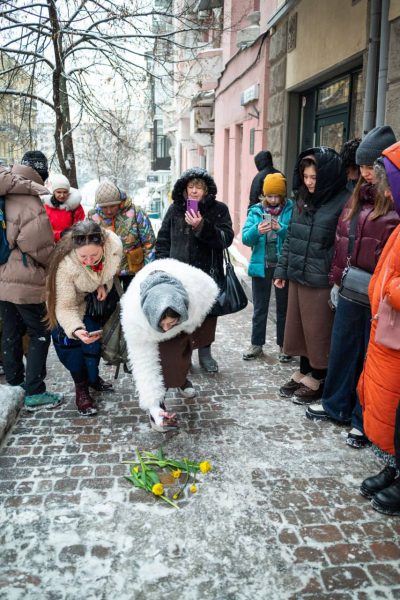 Прогулянка до Каменя спотикання Василю Михайловському
