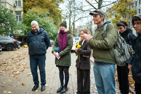 On the left Anatolii Podolskyi, Lisa Heike
