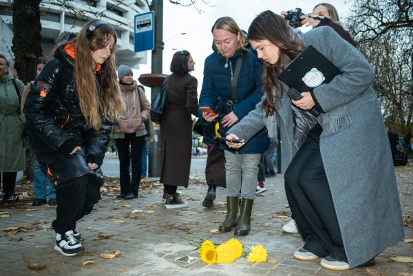 In the middle Lana Symonenko, Head of the research team